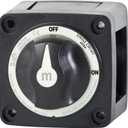 Blue Sea Systems On/Off Battery Switch With Knob, Black, 6006200 mSeries