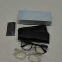 Livho 2 Pack Blue Light Blocking Glasses, Computer Reading/Gaming/TV/Phones Glasses for Women Men,Anti Eyestrain & UV Glare (Light Black+Clear)