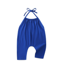 Toddler Girls Summer Clothes Backless Strap Slouch Jumpsuit Harem Halter Romper Pants 4-5T
