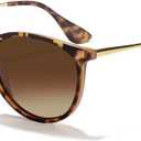 CHBP Polarized Sunglasses for Women Men - Trendy 2025 Vintage Classic Retro Round Mirrored Lens Designer Style (1-a Leopard Frame Brown Lens)