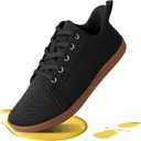 BUHCFBO Non Slip Work Shoes for Women Food Service Slip On Chef Kitchen Shoes Wide Toe Box Work Shoes Restaurant Slip Resistant Hospital Walking Zero Drop Sneakers, 7