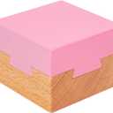 DC-BEAUTIFUL Wooden Magic Box Brain Teaser Box, Pink Secret Gift Box Impossible Puzzle Box for Birthday Valentines