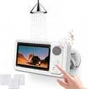 2026 Waterproof Phone Holder for Shower with Bluetooth Speaker,360 Rotatable Mount with Volume Adjustment Button,Shower Phone Holder Waterproof for 4" - 7" Cell Phone