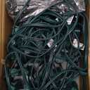 SUNSGNE Christmas Pathway Lights Outdoor - 38FT Vintage Christmas Lights with 25 C9 Clear Bulbs and 25 Plastic Stakes for Walkway, Sidewalk, Lawn, Path, Garden Decor (Warm White)