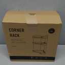 Aveniee Corner Bathroom Counter Organizer, Bathroom Countertop Shelf Makeup Organizer for Vanity Perfume Tray for Corner Storage (3 Tiers, Grey)