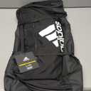 adidas Unisex Defender 4.0 Gym Duffel Bag for Men and Women, Black/White, Large (110L)