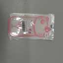 for iPhone Air Cute Cartoon Cat Case,Women Girls Kids 3D Bow Kawaii Cat Face Makeup Mirror Soft TPU Clear Protective Phone Cover for iPhone Air 6.5inch Pink