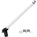 36 Inch 36" Long Stroke Linear Actuator 12V 1320lbs/6000N Heavy Duty Speed 0.2"/sec Electric Actuator with Mounting Brackets for Massage Bed, Table Lift, Window Opener,Door Opener