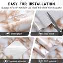 White and Yellow Marble Contact Paper Glossy Peel and Stick Wallpaper Countertop Furniture Waterpoof Self Adhesive Removable Wall Paper Kitchen Livingroom Bathroom Cabinet 23.6"x480"