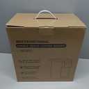 Karosie K Cup Coffee Maker with Strong Brew Setting, 50oz Removable Tank, 6-14 oz Brew Sizes Hot & Iced Coffee Machine for K-Cup and Grounds, Descaling Reminder, Stainless Steel, Black