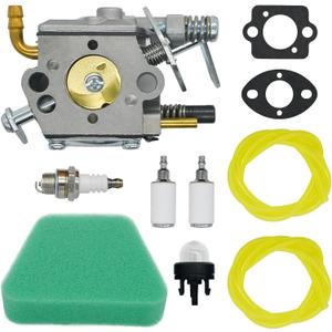 Carburetor Replacement for McCulloch Chainsaw 3200 3205 3210 32cc 35cc 38cc Engine CS6MHO35UB24RA 9287-310001 Carb Kit with Air Filter Fuel Filter Spark Plug
