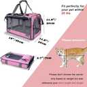 GAPZER Pet Carrier for Large and Medium Cats, Soft-Sided Pet Carrier for Big Medium Cats and Puppy Dog Carriers Cat Carriers, Pet Privacy Protection Travel Carrier