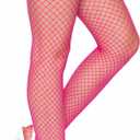 Leg Avenue womens Spandex Industrial Fishnet Tights (One Size, Neon Pink)
