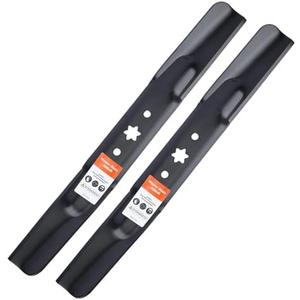 Grasscool 942-04308 Mower Blades for Troy Bilt Bronco Pony Mustang 42 inch Lawn Mower Cub Cadet 42'' Deck Riding Mower RZT42 Replace 942-04308A 942-04308-X 942-04312 742-04312 High Lift (2 Pack)
