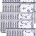 50PCS Aluminum Foil Slider Storage Bags, Reusable Airtight Food Saver Pouches, Leakproof & Odor-Proof Freezer Bags for Meat, Vegetables, Snacks, Meal Prep - Mix Pack