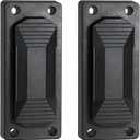 Gun Magnet Mount, 55 lb Rating,Magnetic Gun Holster| Rubber Coated Gun Holder for Handgun, Shotgun, Rifles, Revolvers| Beside Holster, Using in Cars, Trucks, Wall, Desk (Black)