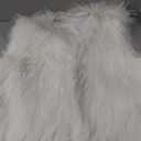 Women's Faux Fur Vest Coat Luxury Fluffy Sleeveless Jackets Shaggy Fuzzy Warm Open Front Cardigan Outerwear
Size XL
