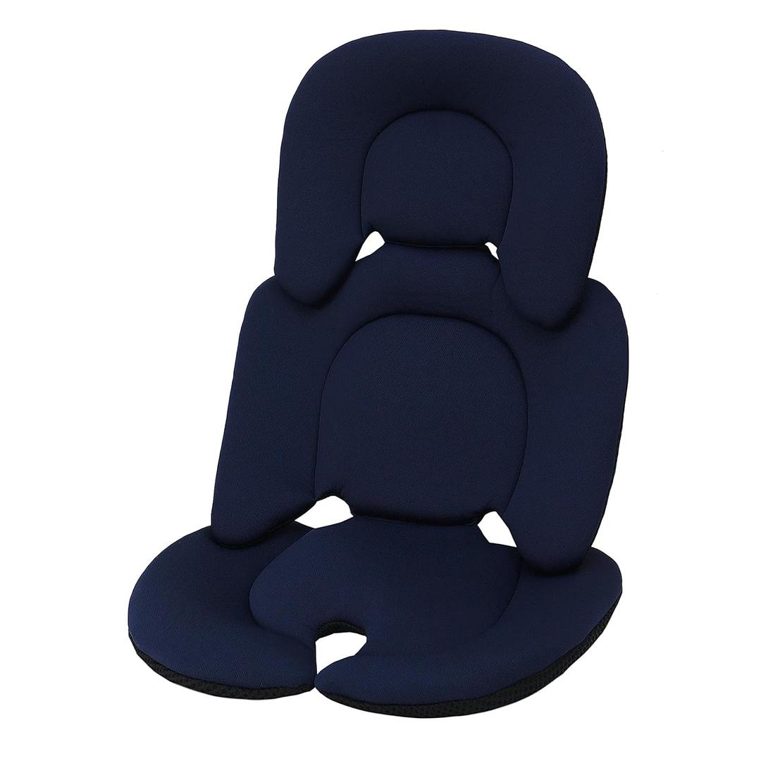 Infant Car Seat Insert,Baby Stroller Cushion for Newborn,Safety Seats and Baskets Insert-Reversible Universal Breathable and Soft Newborn Stroller Mat(Navy)