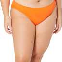 Amazon Essentials Womens Classic Bikini Swimsuit Bottom (Large, Orange)