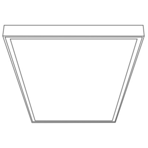 2x4' Surface Mount Kit For FPS LED Flat Panels