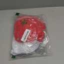 Ferial 2 Pcs Artificial Christmas Flowers - Red 5 Heads Silk Poinsettia Bouquet - Fake Flowers for Xmas Party, Wedding Decoration