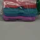 Cool Coolers by Fit + Fresh Slim Compact Reusable XL Ice Pack, Perfect for Lunch Boxes, Coolers, and Beach Bags (4 Count (Pack of 1), Multicolor 4 PK)