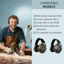 Gel Earpads Replacement Compatible with MSA Sordin Supreme Pro X, Hygiene Set for Sordin Supreme Active Ear Defenders Series