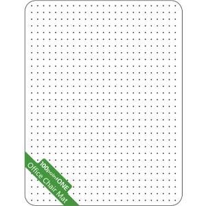 Office Chair Mat for Carpet - Clear Thick Desk Chair Mat for Carpet Plastic Floor Mats for Rolling Work and Gaming Chairs with Studs for Low Pile, Flat and No Carpeted Floors (46" X 60" Rectangular)