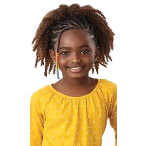 Outre X-Pression Synthetic LiL 3X Looks Crochet Braid - SPRINGY AFRO TWIST 10" (Color:2 Dark Brown)