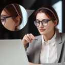 4 x 3PCS No Pressure Headbands for Glasses, Anti-Slip Flexible Plastic Headband, Thin Headbands Hair Band with Teeth for Eyewear for Women Daily Use - Matte Black, Matte Khaki, Matte Brown