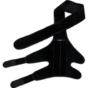 Black Dog Knee Brace 3.9 in, M Size Adjustable Leg Protector for Pet, Hind Leg Support, Dog Joint Recovery, Hind Leg Lick Protection