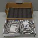 Arofa Handheld Bidet Sprayer for Toilet - 2 Pack Bidets Faucet for Existing Toilets Cloth Diaper Jet Sprayer, Stainless Steel Muslim Shower with Bidet Hose for Feminine Wash (Brushed Nickel)