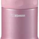 Zojirushi Stainless Steel Food Jar, Small, Pink (11.8 oz)