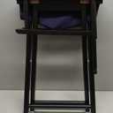 Casual Home 18" Director's Chair Black Frame with Navy Canvas, 18 in
