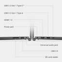 Dell 15 Laptop DC15250-15.6-inch FHD 120Hz Display, Intel Core 3 Processor 100U Processor, 8GB DDR4 RAM, 512GB SSD, Intel UHD Graphics, Windows 11 Home, Onsite Service - Carbon Black