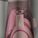 TONOSHARK Kids Bluetooth Headphones with Active Noise Cancelling, Wireless OverEar Headphones for Boys Girls, Foldable, Adjustable, 40H Playtime, Mic for School Travel(Pink)