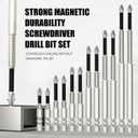 3 x 1 Set High Magnetic Screwdriver Drill Bit Set,K5 Impact Resistant Non Slip Bit,Anti-Slip Magnetic Screwdriver Bit Set,25 50 65 70 90 150mm