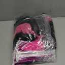 ROCEEI  Pcs Car Seat Cover Full Set for Women Christmas Fuzzy Car Accessories Fluffy Steering Wheel Cover Front Rear & Belt Handbrake Shift Accessory for Winter (Rose Red)