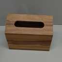 YANGQIHOME Acacia Hand Towel Box Cover Compatible with Kleenex Disposable Paper Hand Towels, Wall Mounted Paper Towel Holders, Hand Towel Holder for Bathroom, Car, Tabletop