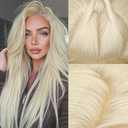 AISI HAIR 13x4 HD Lace Front Wig Blonde Pre Plucked With Baby Hair Straight Glueless Synthetic Wigs for Women 28inch Beginner Friendly