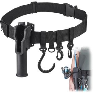 Fishing Rod Holster, Fishing Waist Belt Rod Holder, Adjustable Pole inserter for Spinning Casting Reel Outdoor Fishing Fishing Rod Holster, Fishing Waist Belt Rod Holder, Adjustable Pole inserter for Spinning Casting Reel Outdoor Fishing