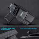 IWB Kydex Holster Compatible with Sig Sauer P365 / P365 SAS / P365 X, Inside Concealed Waistband Carry Holster for Sig P365 Holster - Adj. Cant Retention, Cover Mag-Button