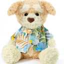 RECUR Dog Stuffed Animals Plush Toy,Heatable Lavender Scented Puppy Plushie for Anxiety Relief, Gift for Children or Adult