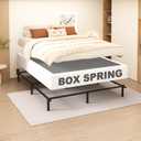 NHODIR 9 Inch Box Spring Queen Size Bed Base, Heavy Duty 3000LBS Metal Bed Foundation, Noise-Free & Tool-Free Easy Assembly,Mattress Support Base for Queen Bed