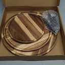 3 Tier Cupcake Stand, Large Wood Tiered Serving Tray Cupcake Tower, Serving Stand Display Dessert Cookie Candy Buffet Holder for Home Tea Party, Wedding, Farmhouse, Kitchen Decor-8"x10"x12"