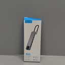 USB C Hub Multiport Adapter, 8 in 1 USBC Dongle with 4K HDMI, RJ45 Ethernet, 100W PD Charging, USB 3.0, SD/TF Card Reader, USB-C Docking Station for MacBook Pro/Air, Dell, HP and Other Type C Devices