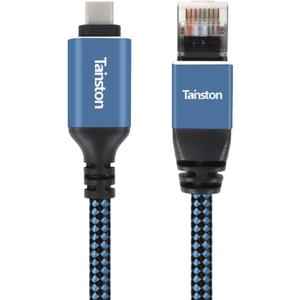 USB C to Ethernet Cable, 20Ft Type C to RJ45 Cable,USB C to Gigabit Ethernet Cable Compatible Thunderbolt 3/4,Directly Connected to Smartphone, Laptop, PC, Switch, Router, Modem and More