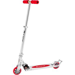 Razor A3 Kick Scooter for Kids - Larger Wheels, Front Suspension, Wheelie Bar, Lightweight, Foldable, and Adjustable Handlebars 
Visit the Razor Store