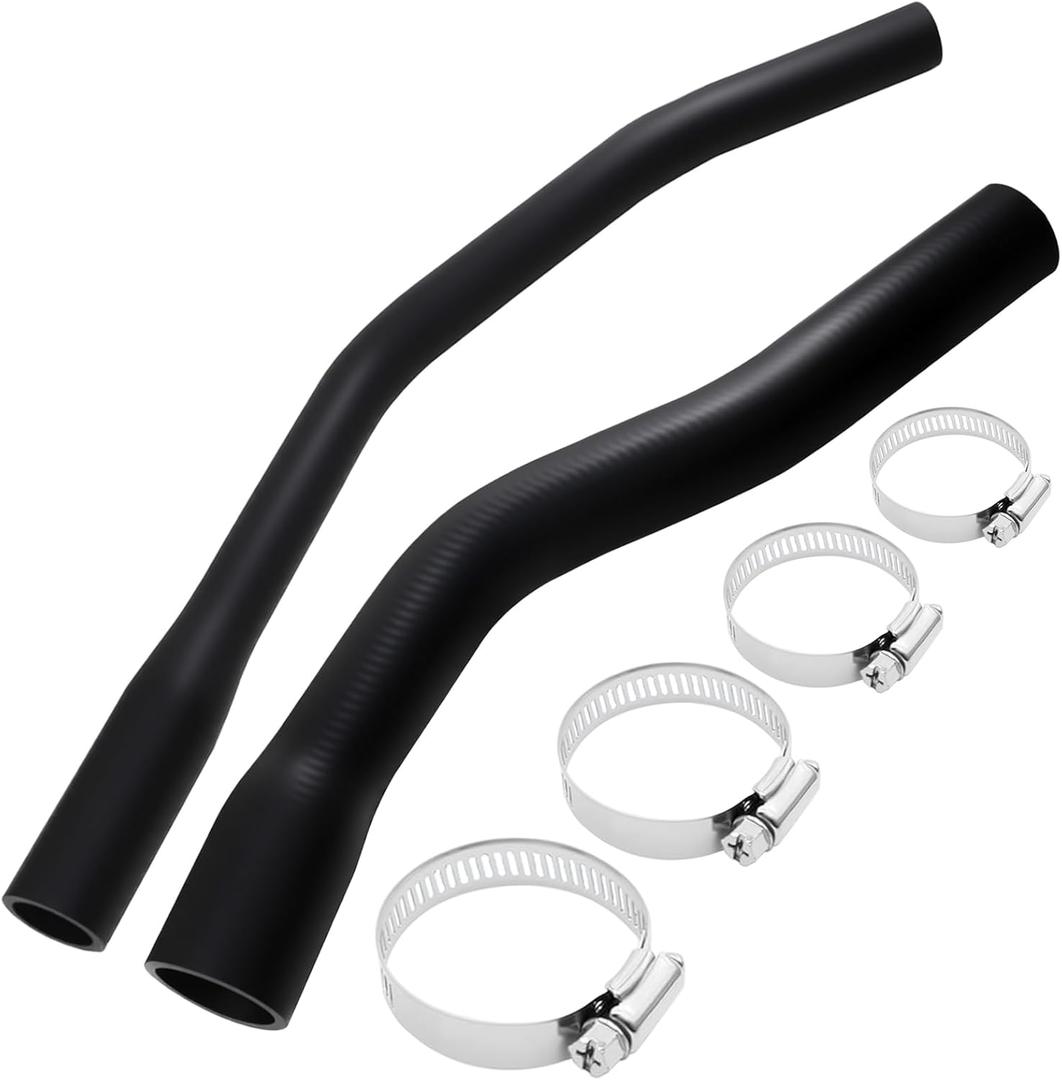 52100132AB Fuel Filler Vent Hose Kit, with Clamps, Fuel Diller Hose Accessories, Fit for 1997-2001 Jeep Cherokee XJ, Replace 52100131AD