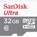 SanDisk Ultra 32GB UHS-I/Class 10 Micro SDHC Memory Card With Adapter - SDSDQUAN-032G-G4A